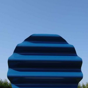 Cerchio blu - Lamiera verniciata - 2002