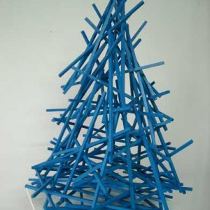 Piramide - Legno colorato - 2016
